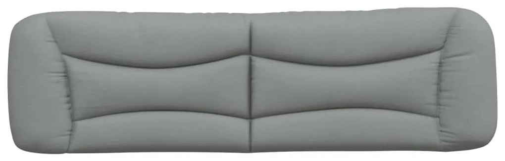 világosszürke szövet fejtámla párna Hvar 180 cm