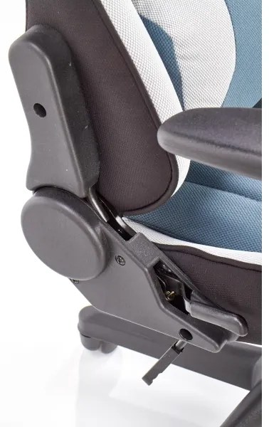 KODA irodai szék világosszürke/kék