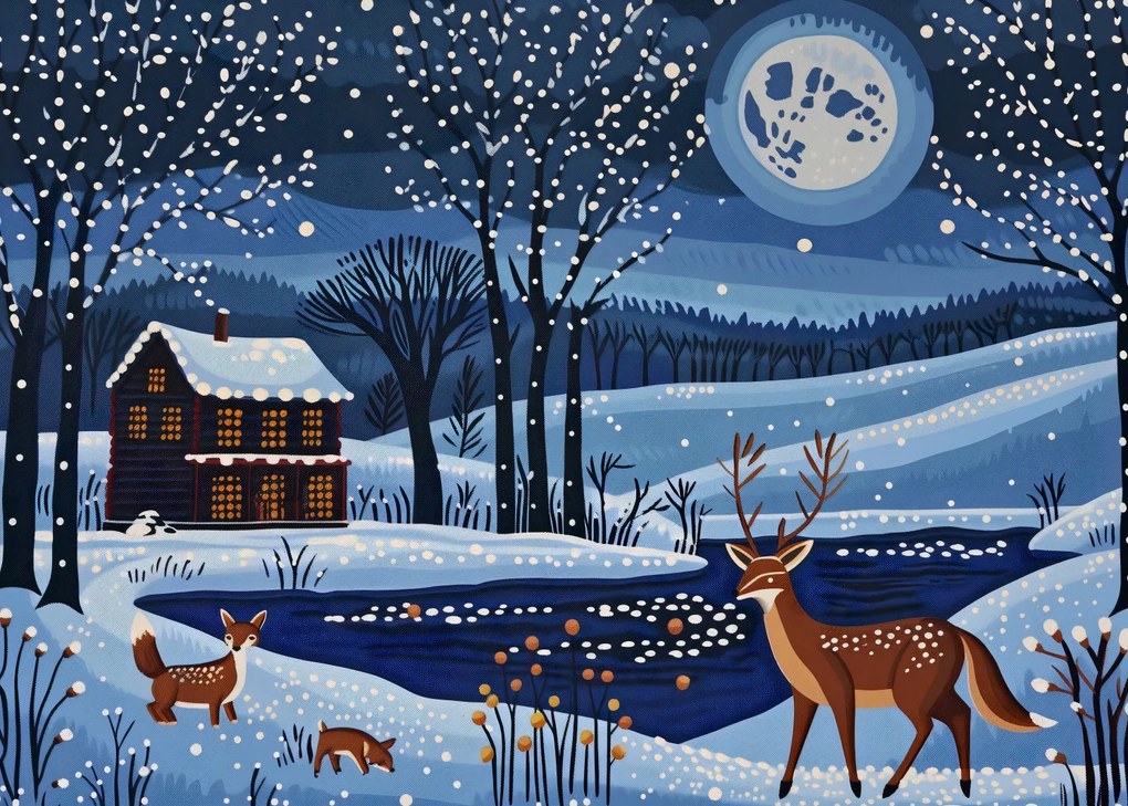 Poszter 70x50cm Jövő Tél