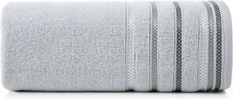 Törölköző Livia 3 50x90 ezüst 460g/m2 frottír