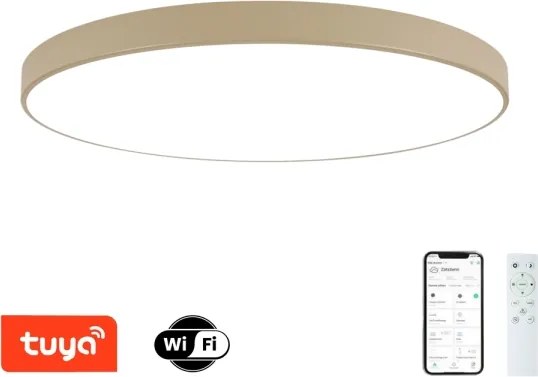 Brilagi-LED Dimmelhető lámpatest POOL SMART LED/180W/230V 120 cm bézs Wi-Fi Tuya + távirányító