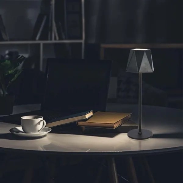 LED Dimmelhető Asztali lámpa tölthető LED/4W/5V 3000-6000K 1800 mAh fekete