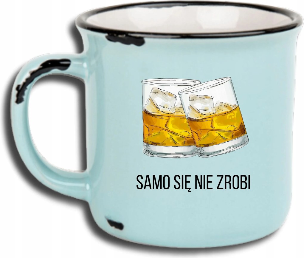 Bögre Kék Retro Vicces Ajándék Apák Napja Nem Magától