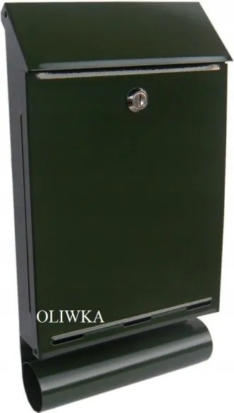 Postaláda Tubussal A-4T Olivazöld