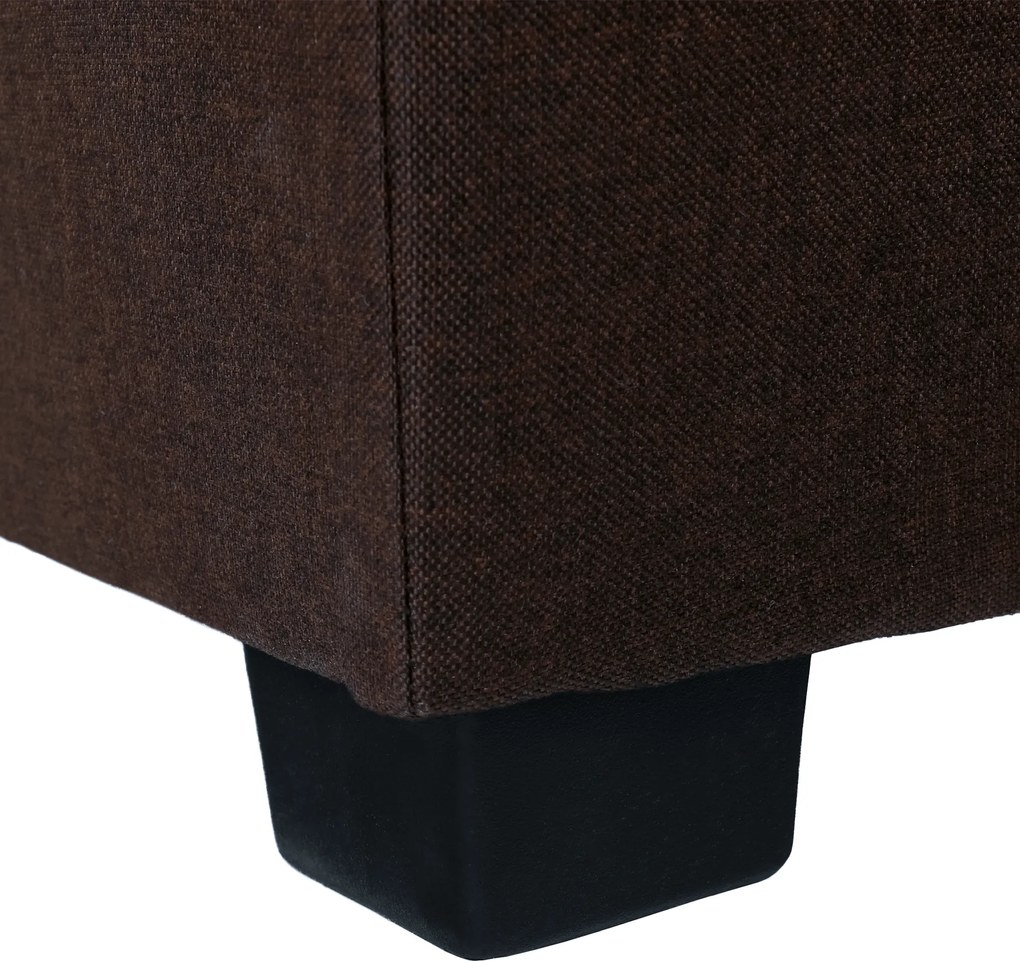 Ülőgarnitúra, szövet csoki, SEGORIA LUX