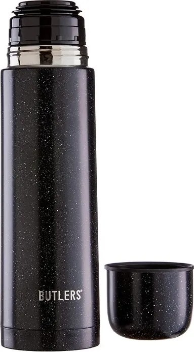 BARRIE termosz, fekete fröcskölt 500 ml