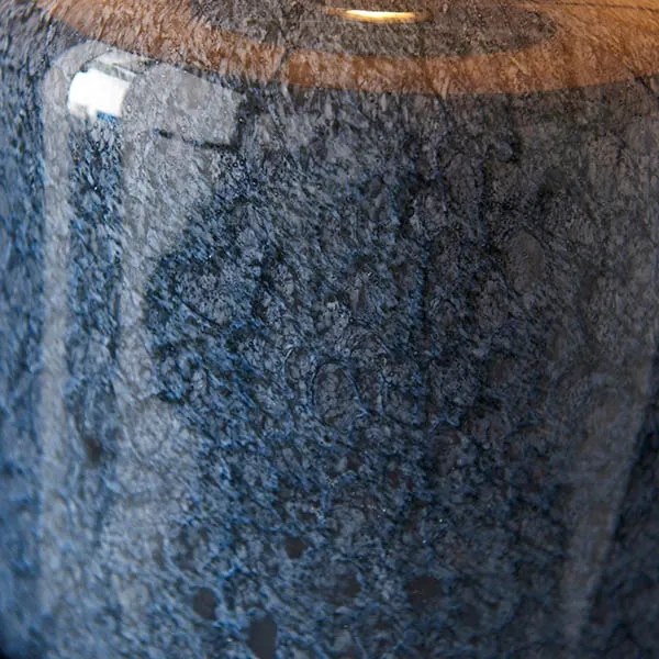 Endon 93067 - ZINNIA asztali lámpa 1xE27/10W/230V kék/arany