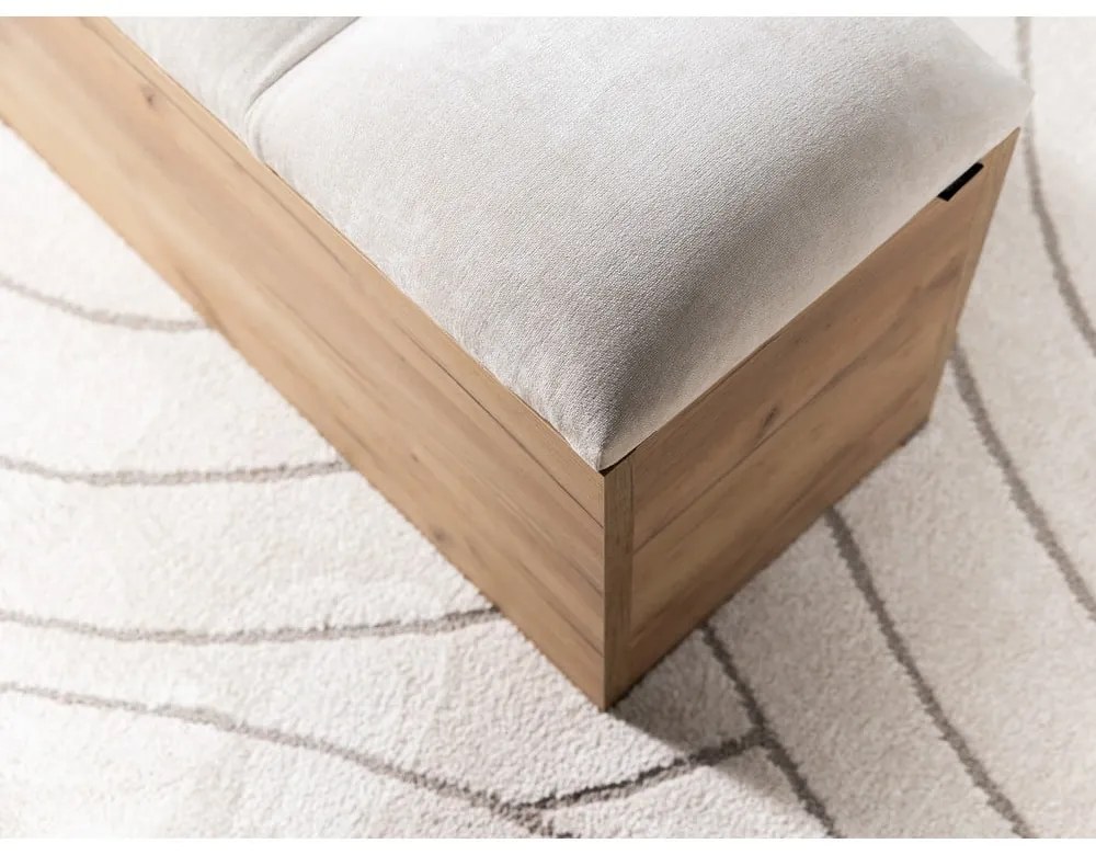 Világosszürke-natúr színű pad Kumo – Bobochic Paris