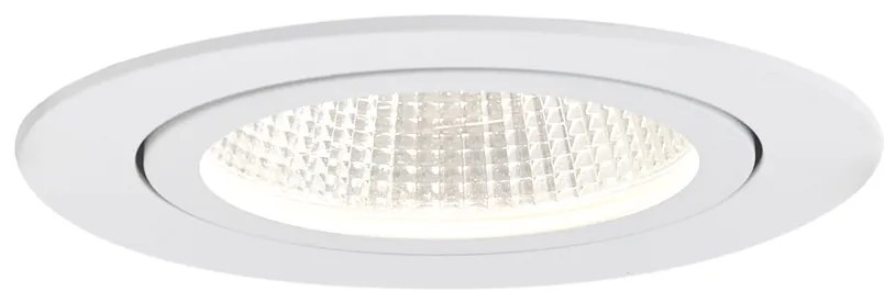 6 darabos fehér süllyesztett spotlámpa készlet 9,5 cm LED-del 1300 lm szabályozható IP65 - Gaius