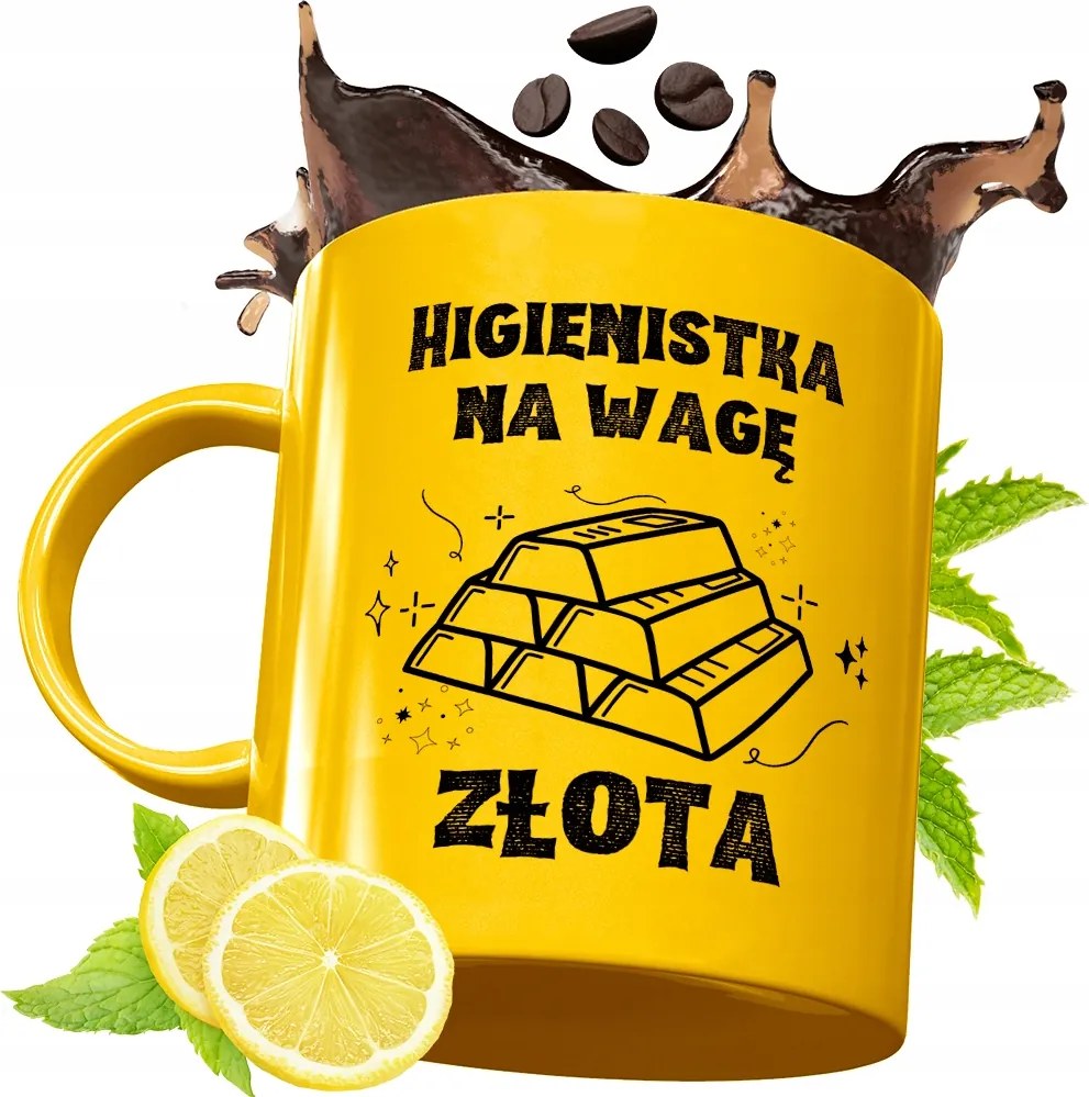 Prémium Arany Bögre Higiénikusoknak Ajándék Nyomtatott Fotóval