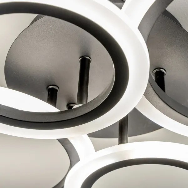 Brilagi - Fényerőszabályozható felületre szerelhető LED csillár ORBITS LED/50W/230V 3000-6500K + távirányító