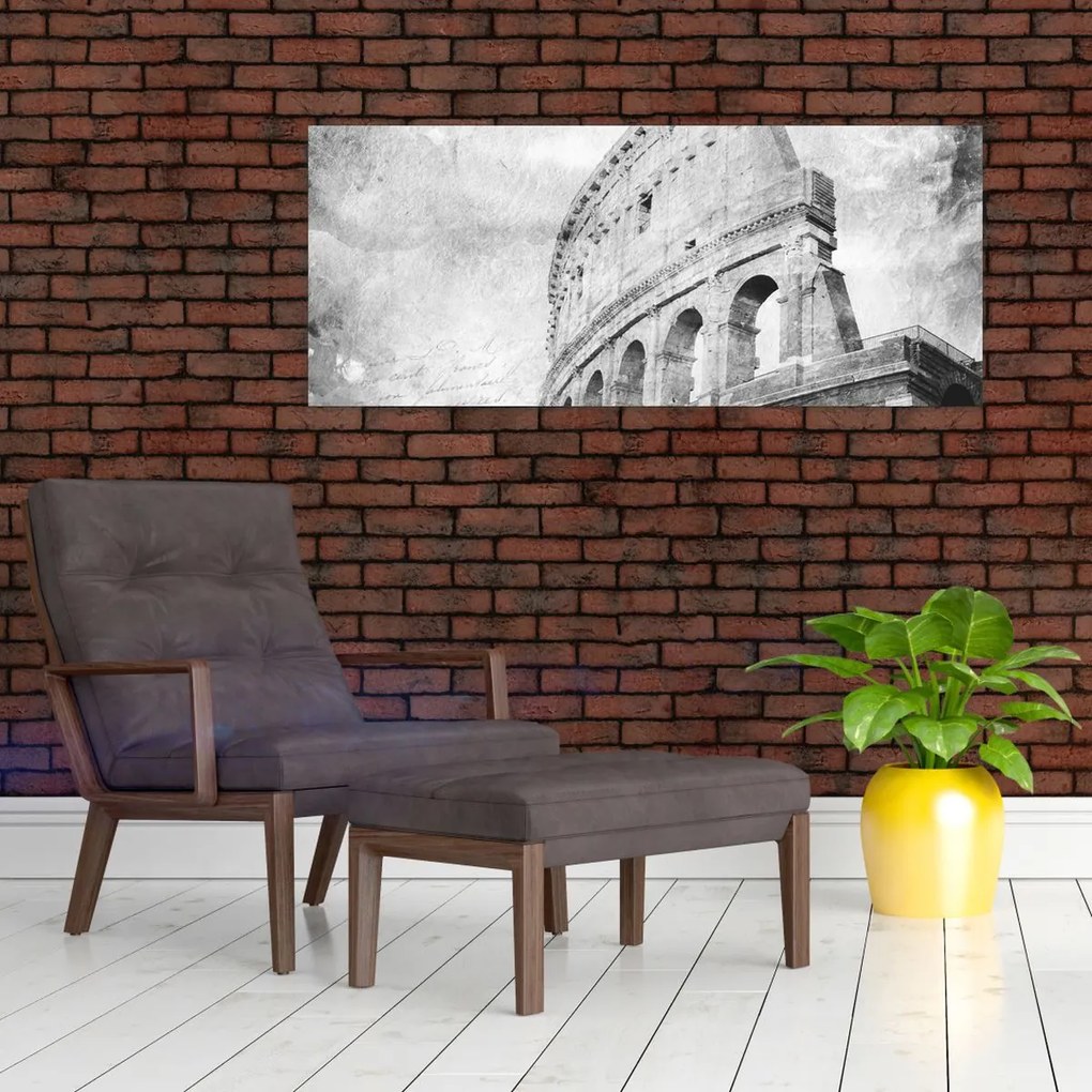 Kép - Vintage képeslap a városról N⁰1 (120x50 cm)