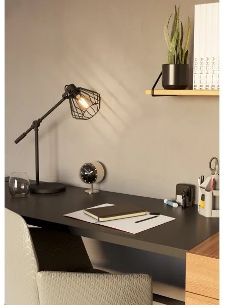 Eglo 99019 - Asztali lámpa TABILLANO 1 1xE27/40W/230V