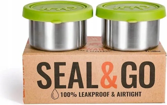 Seal &amp; Go Duo Elephant Box lezáró snack konzervdobozok