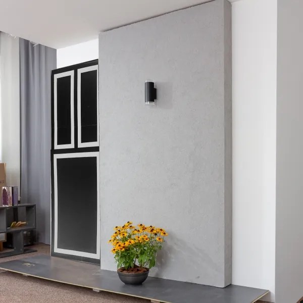 BRILAGI - RGBW LED kültéri fali lámpa MATERA 2xGU10/4,8W/230V fekete IP54
