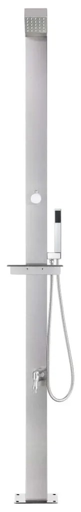 Rozsdamentes acél kerti zuhany 220 cm