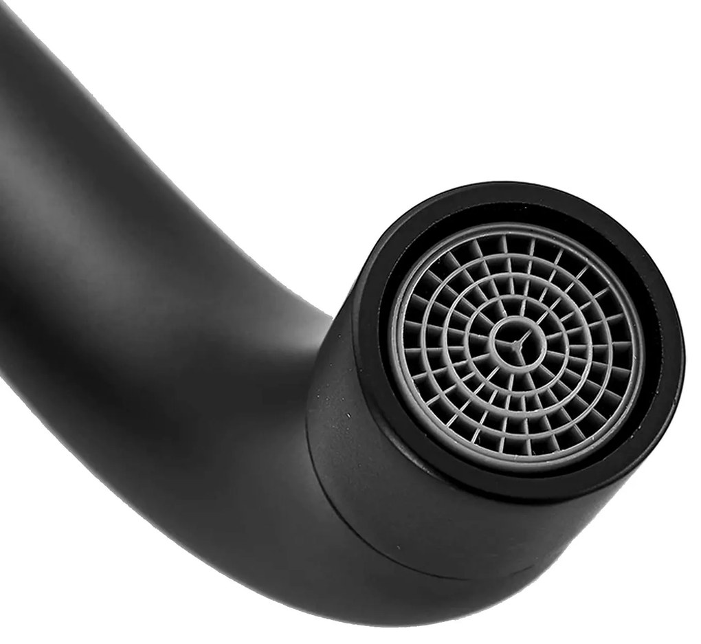 Falra szerelhető csaptelep Rea Lungo LONG black mat + box
