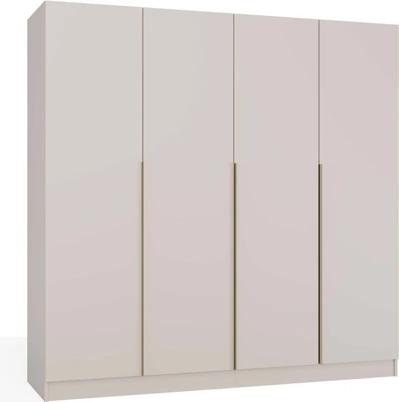 Senso 4D gardróbszekrény, 200x56.5x200 cm, kasmír
