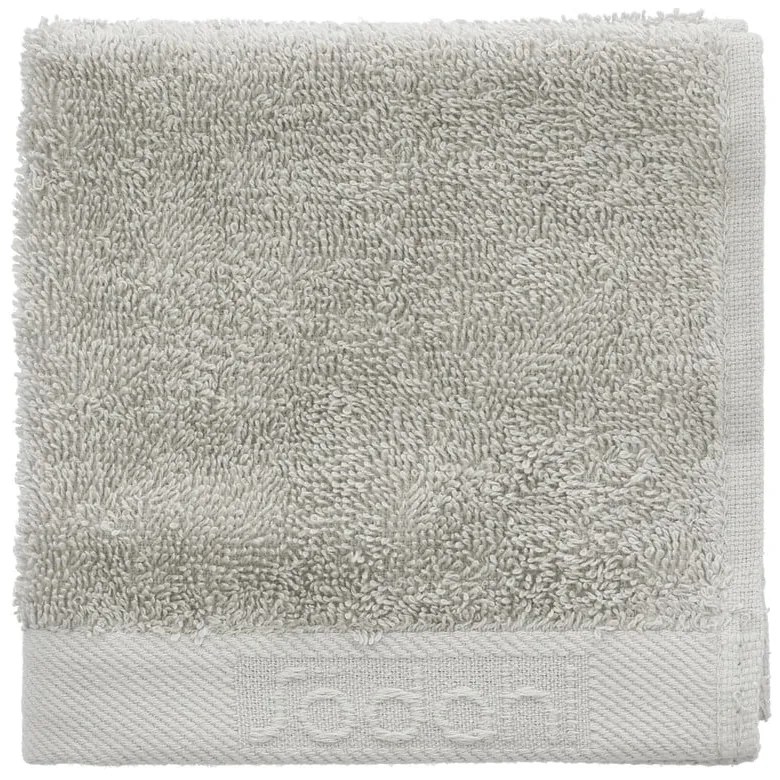 Világosszürke frottír pamut törölköző 30x30 cm Comfort – Södahl