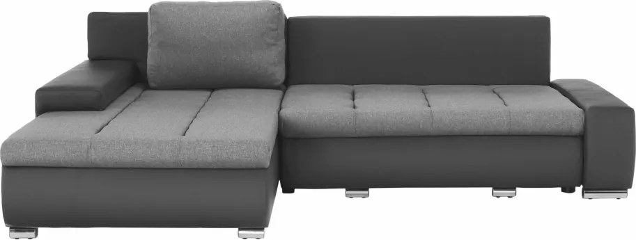 Sarokülőgarnitúra, szürke, TRAMP