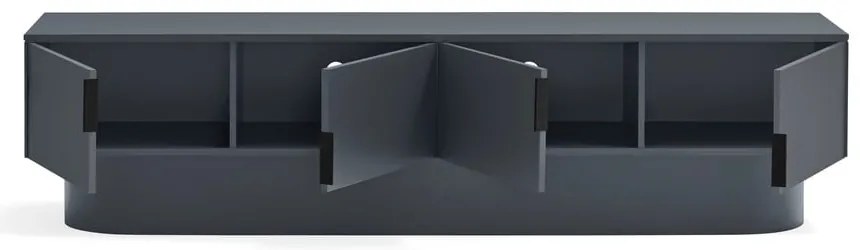 Antracitszürke TV-állvány 200x50 cm Totem – Teulat