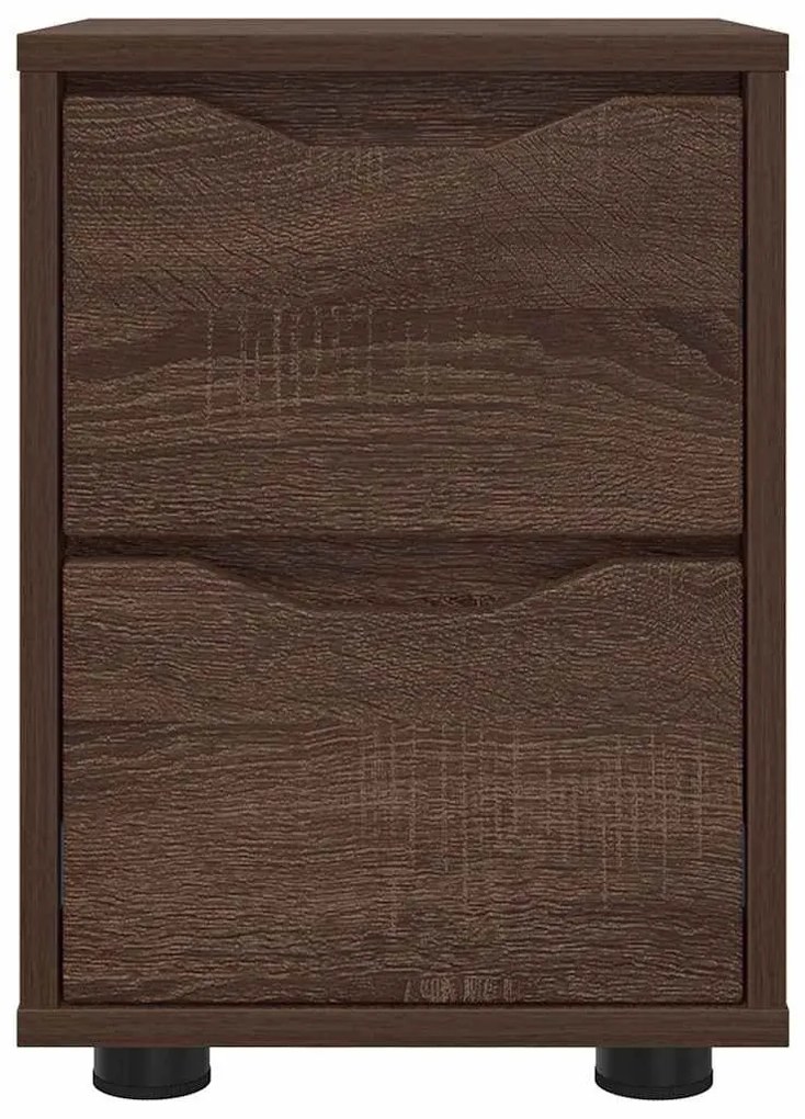 Éjjeliszekrények 2 pcs Barna Tölgy 30,5 x 30 x 43 cm Faanyag