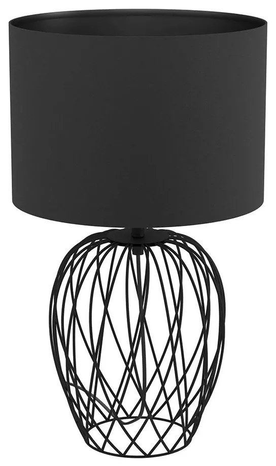 Eglo Eglo 43653 - Asztali lámpa NIMLET 1xE27/40W/230V fekete EG43653