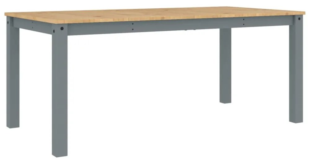 Panama szürke tömör fenyőfa ebédlőasztal 180 x 90 x 75 cm