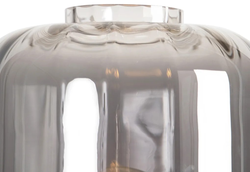 Okos állólámpa fekete füstüveggel, Wifi ST64-gyel - Qara