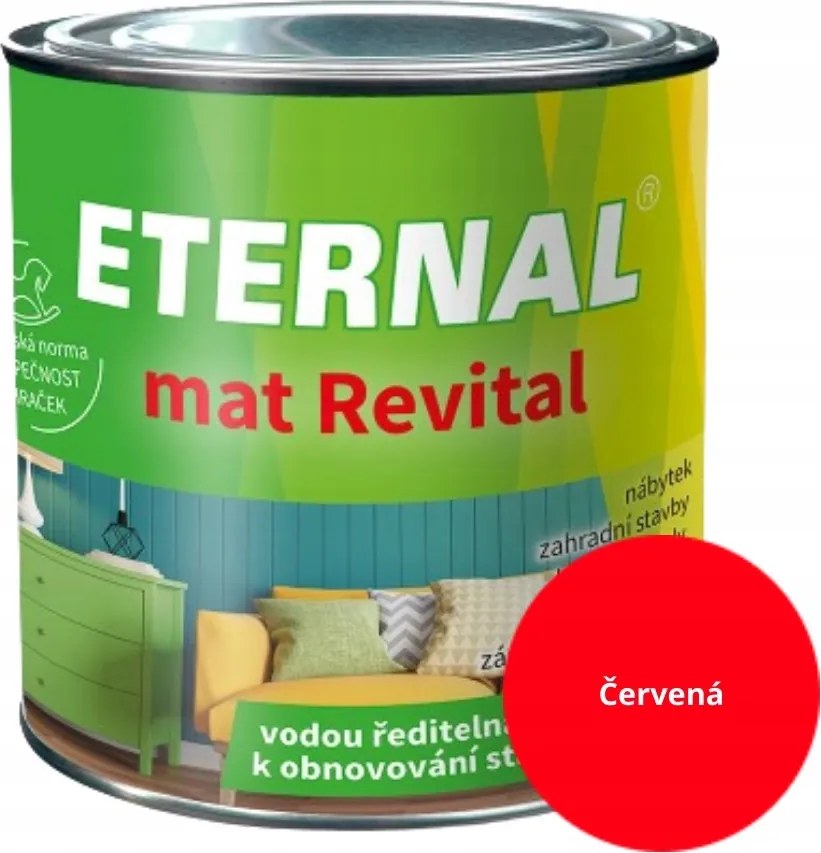 Eternal Mat Revital Szín: Piros (RAL3020), Tömeg: 0,35 kg