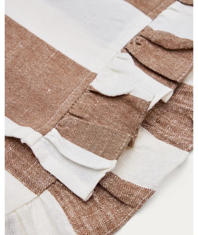 Lenkeverék tányéralátét szett 2 db-os 35x50 cm Maura – Kave Home