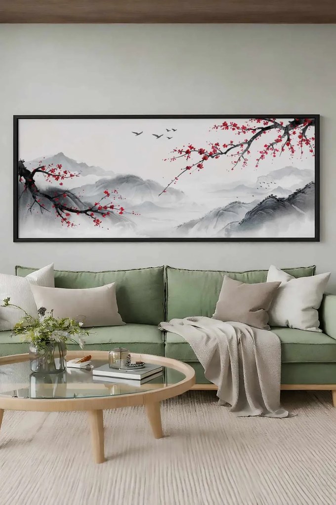 Artsyhmdfyty11-12050 keretezett MDF falikép, 50 x 120 cm
