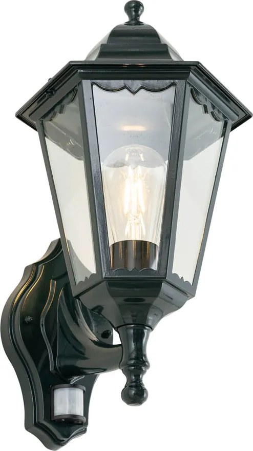 Kültéri fali lámpa sötétzöld, mozgásérzékelővel IP44 - New Orleans up