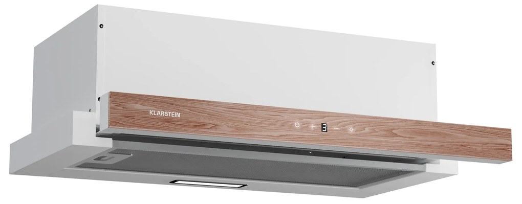 Klarstein ZenFusion páraelszívó, légáram 400 m³/h, EEK A, elszívás/visszavezetés, 3 szint, csendes