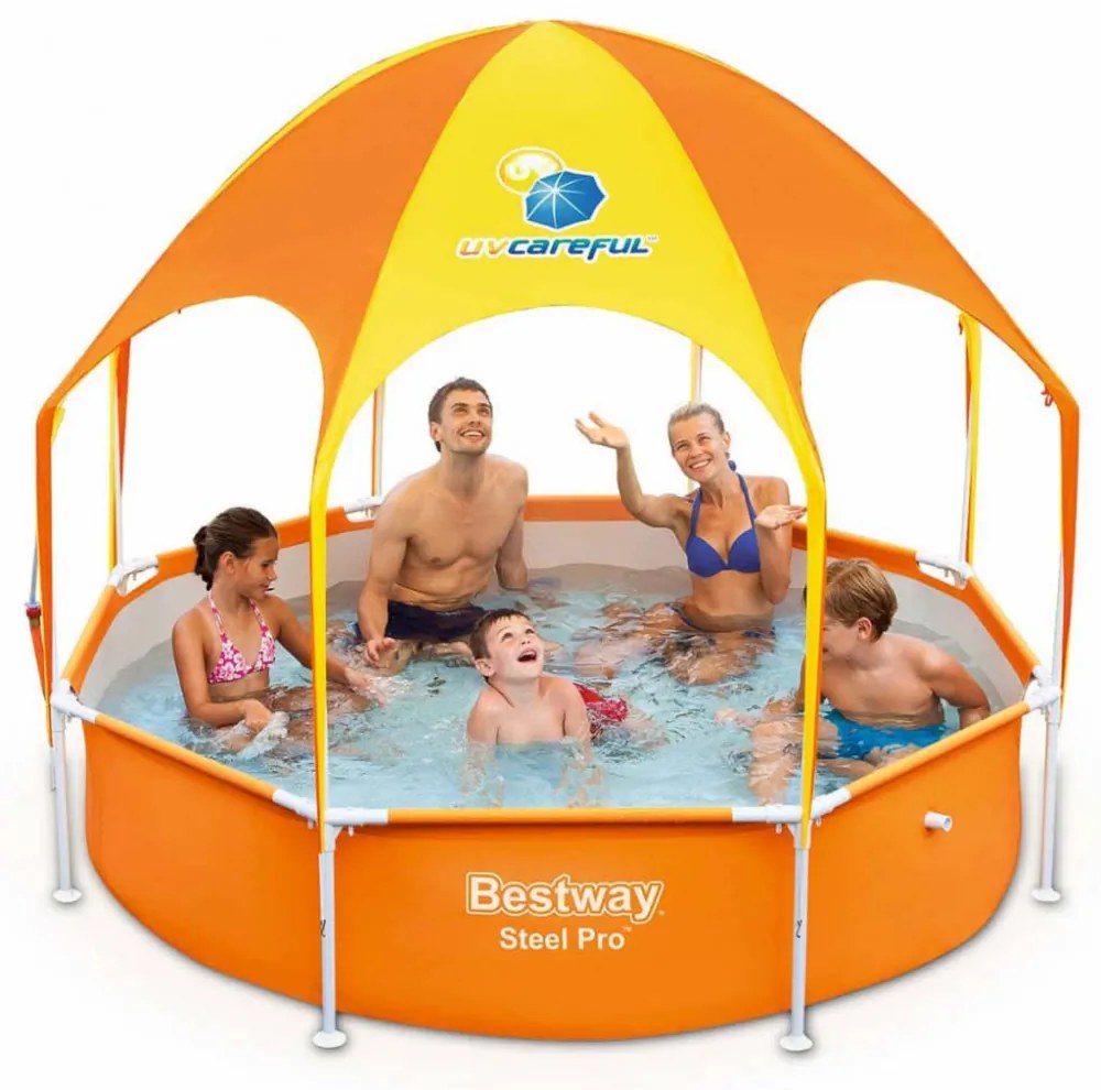 Bestway Steel Pro UV Careful talaj feletti gyerekmedence 244 x 51 cm