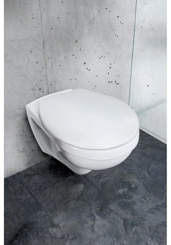 Vorno fehér rozsdamentes acél wc-ülőke - Wenko