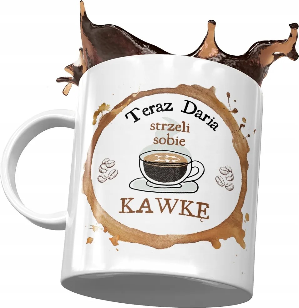 Bögre Daria Lány Barátnő Feleség Ajándék Nyomtatott Fotóval