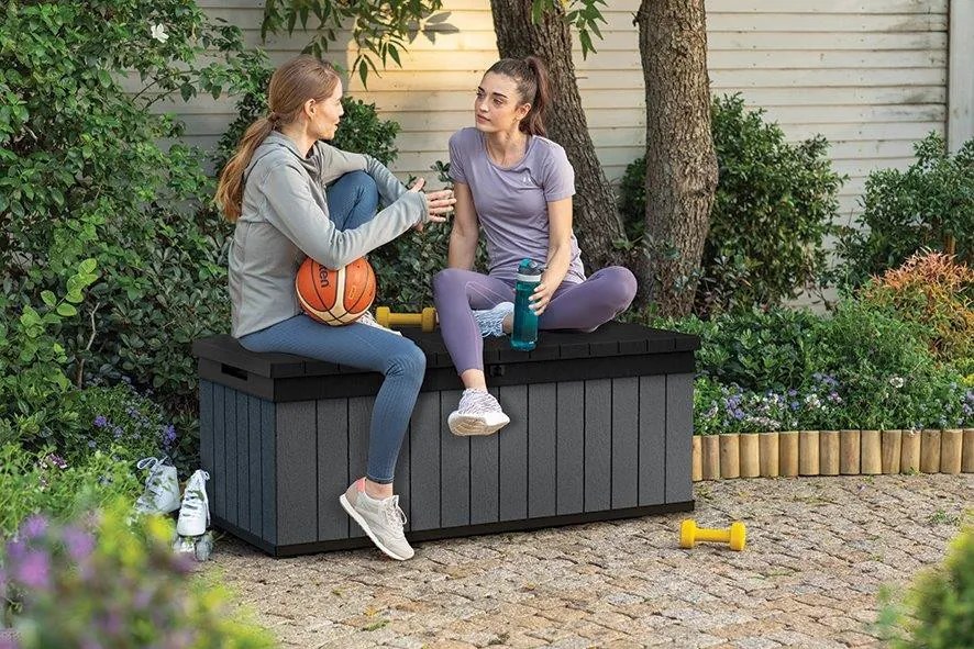 Keter Darwin 380L szürke kerti láda