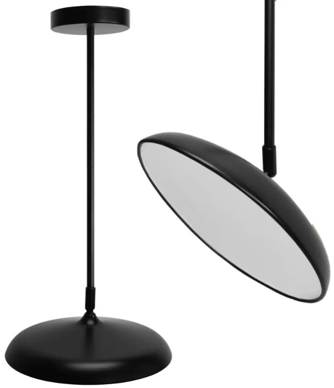 Modern LED lámpa állítható magassággal fekete