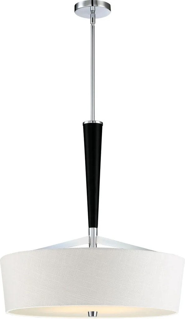 Quoizel modern függeszték taper fekete csiszolt króm elsqzs-tpr2823c