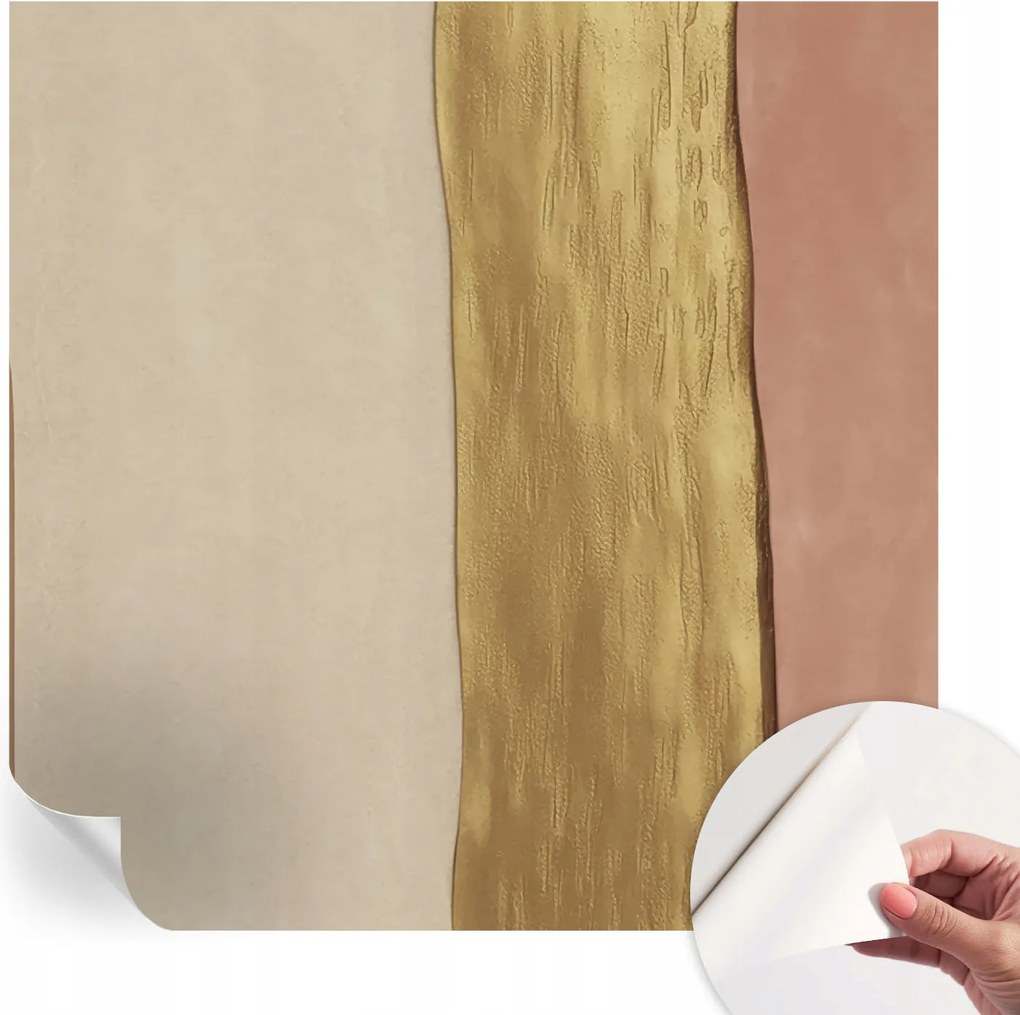 Dekoratív öntapadós fotótapéta Hálószobába Hullámos csíkok 250x250 cm