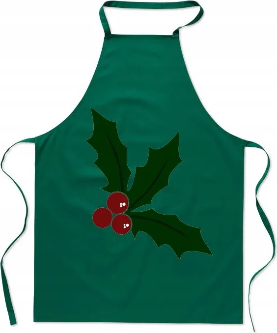 Karácsonyi Konyhai Kötény Magyal Levél Holy
