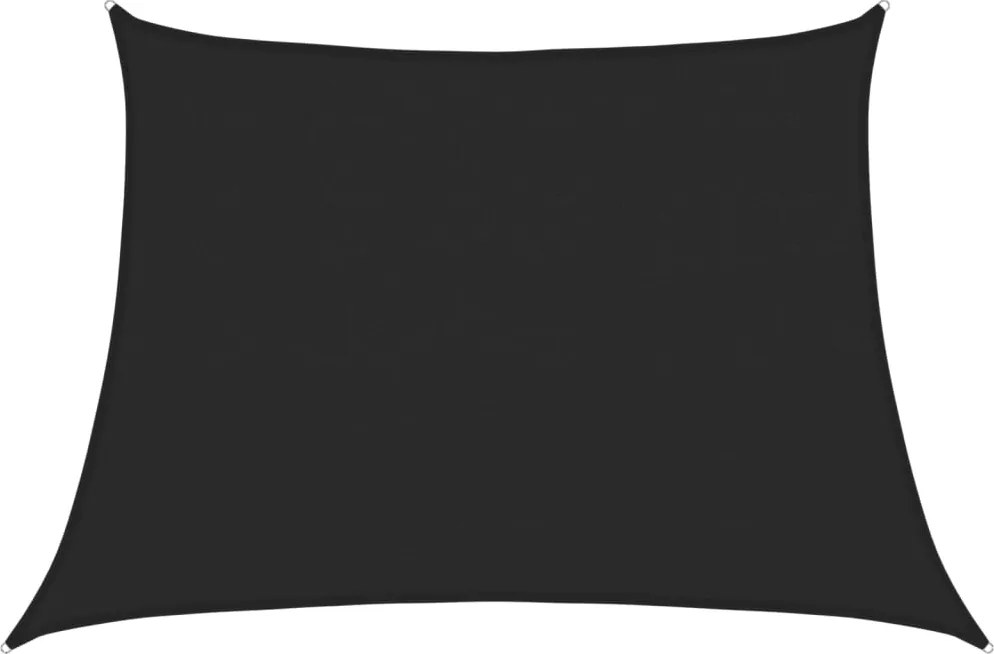 vidaXL fekete HDPE napvitorla 160 g/m² 4/5 x 3 m