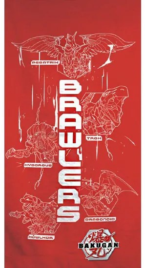 Bakugan fürdőlepedő, strand törölköző 70x140cm