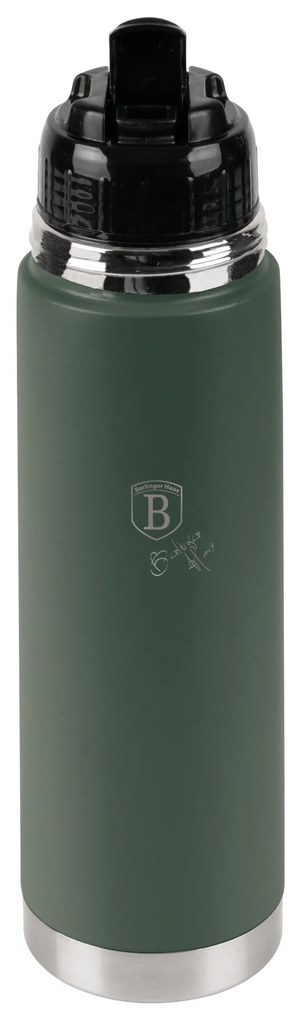Berlinger Haus matt zöld rozsdamentes acél termosz 750 ml