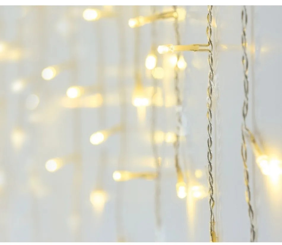 Karácsonyi fényeső 180 LED, IP44, 6 m, fehér, 6 m