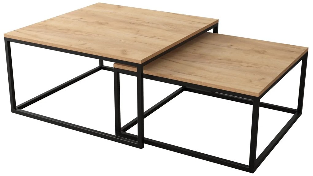 Tolóajtó 90 cm Sharlene Y (szonoma tölgy + matt fehér + fekete). 1054390