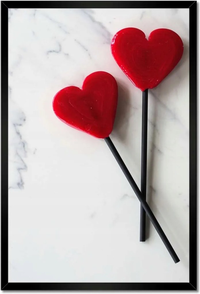 Poszterek keretben 40x60 Nőnap Ajándék Love