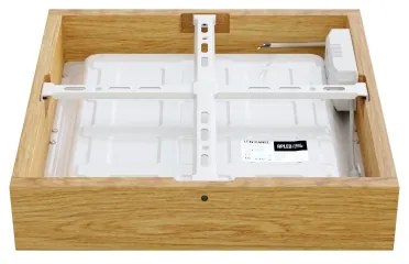 APLED - LED Mennyezeti lámpa QUADRA LED/24W/230V tölgy