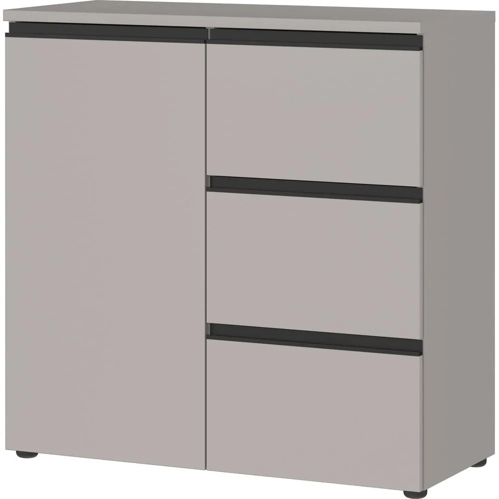 Szürke magas komód 90x91 cm Bastia – Germania